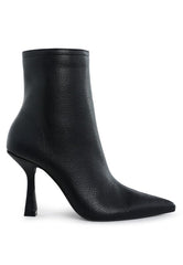 Farnak Pleather Pointed Toe Ankle Boots Rag Company