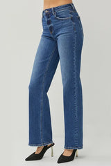 High Rise Straight Jeans Risen