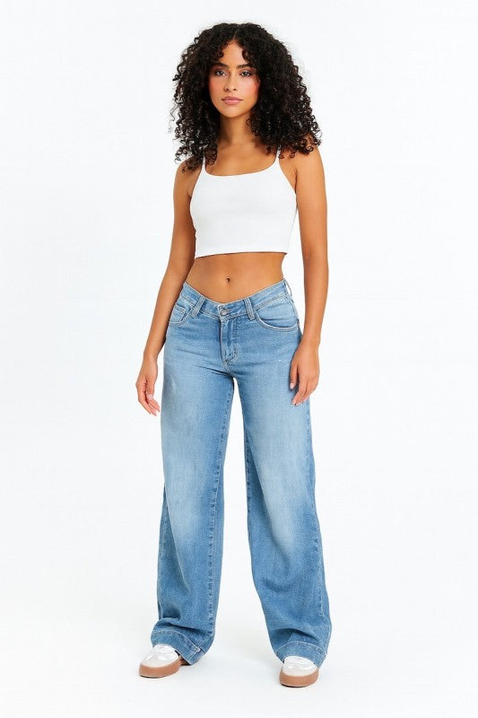 Gary Low Rise in Light Vintage GJG Denim Light Wash Small