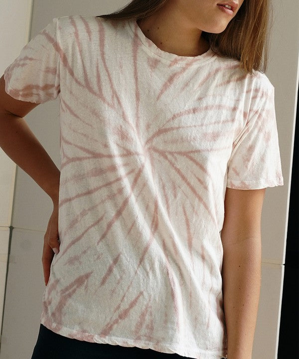 Recycled Cotton Tie Dye Tee Fabina   