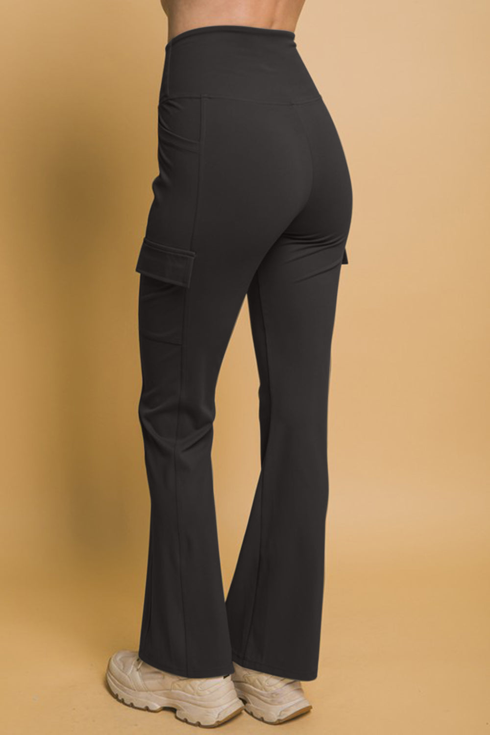 Flared Cargo Leggings Love Tree   