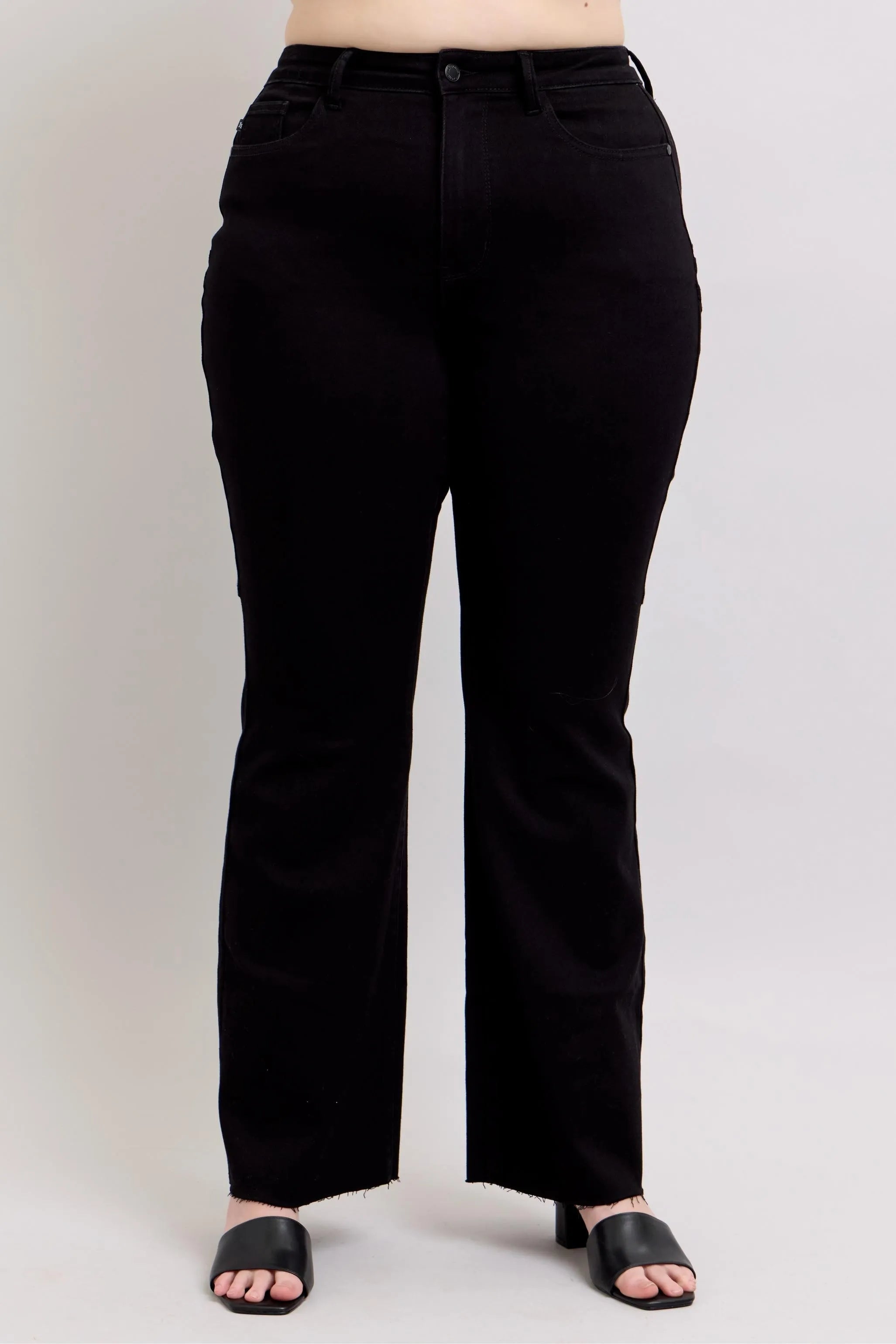 High Waist Star Seam Detail Flare Plus Size Judy Blue