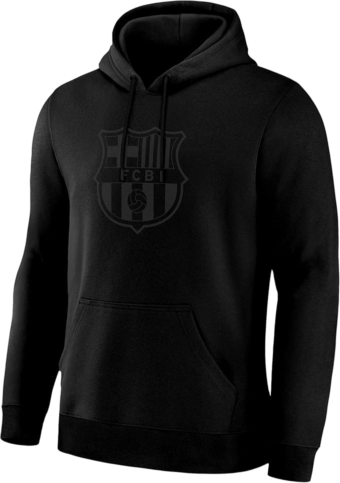 Icon Sports Soccer Unisex Barcelona Blackout Hoodie – Officially Licensed SALE
