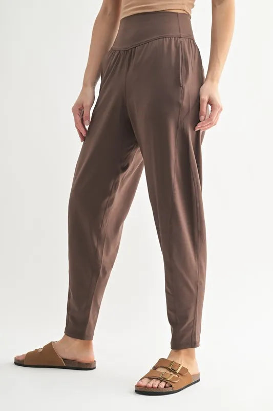 Flowbarrel High Waist Active Pants Mono B