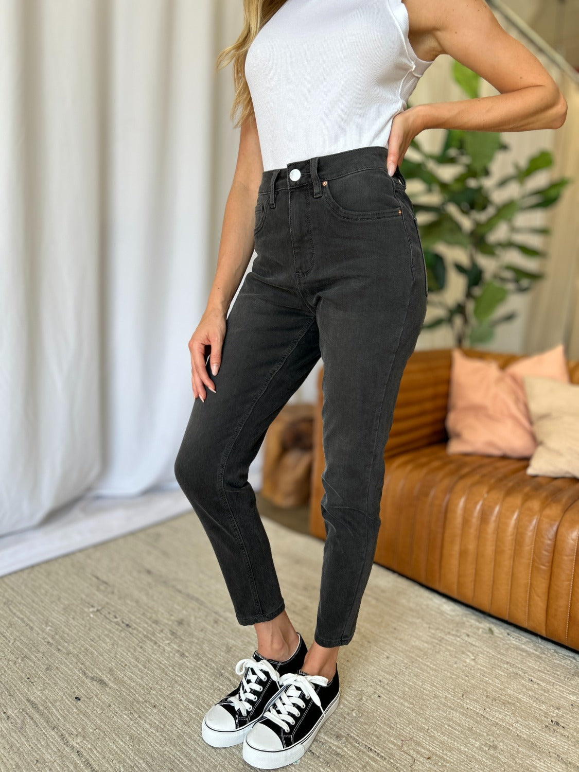 High Rise Tummy Control Skinny Jeans RFM   