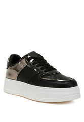 Scouts Metallic Paneling Platform Sneakers Rag Company   