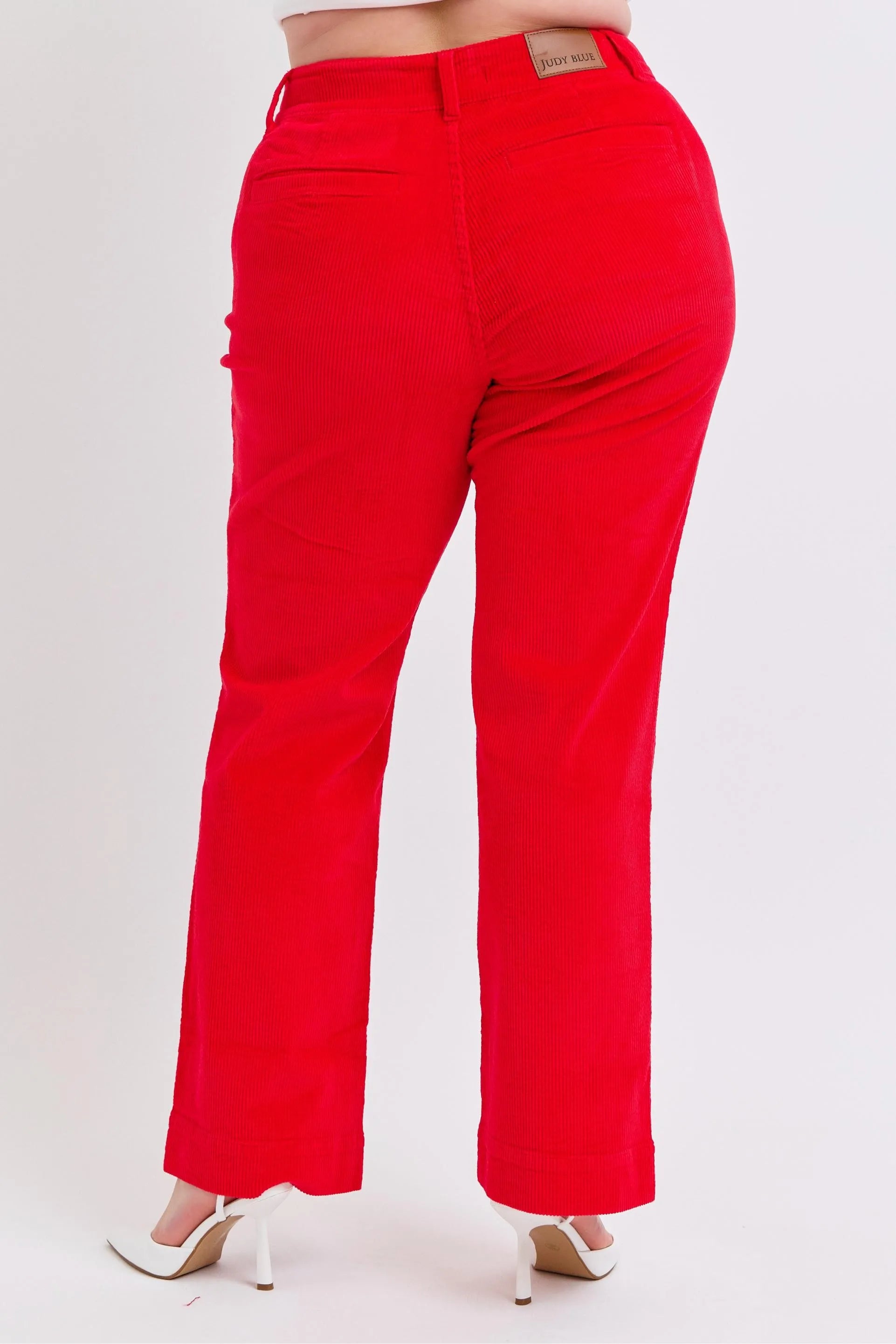 Plus Size High Waist Corduroy Trouser Wide Judy Blue