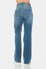 Tummy Control Cut Raw Hem Straight Jeans Judy Blue   