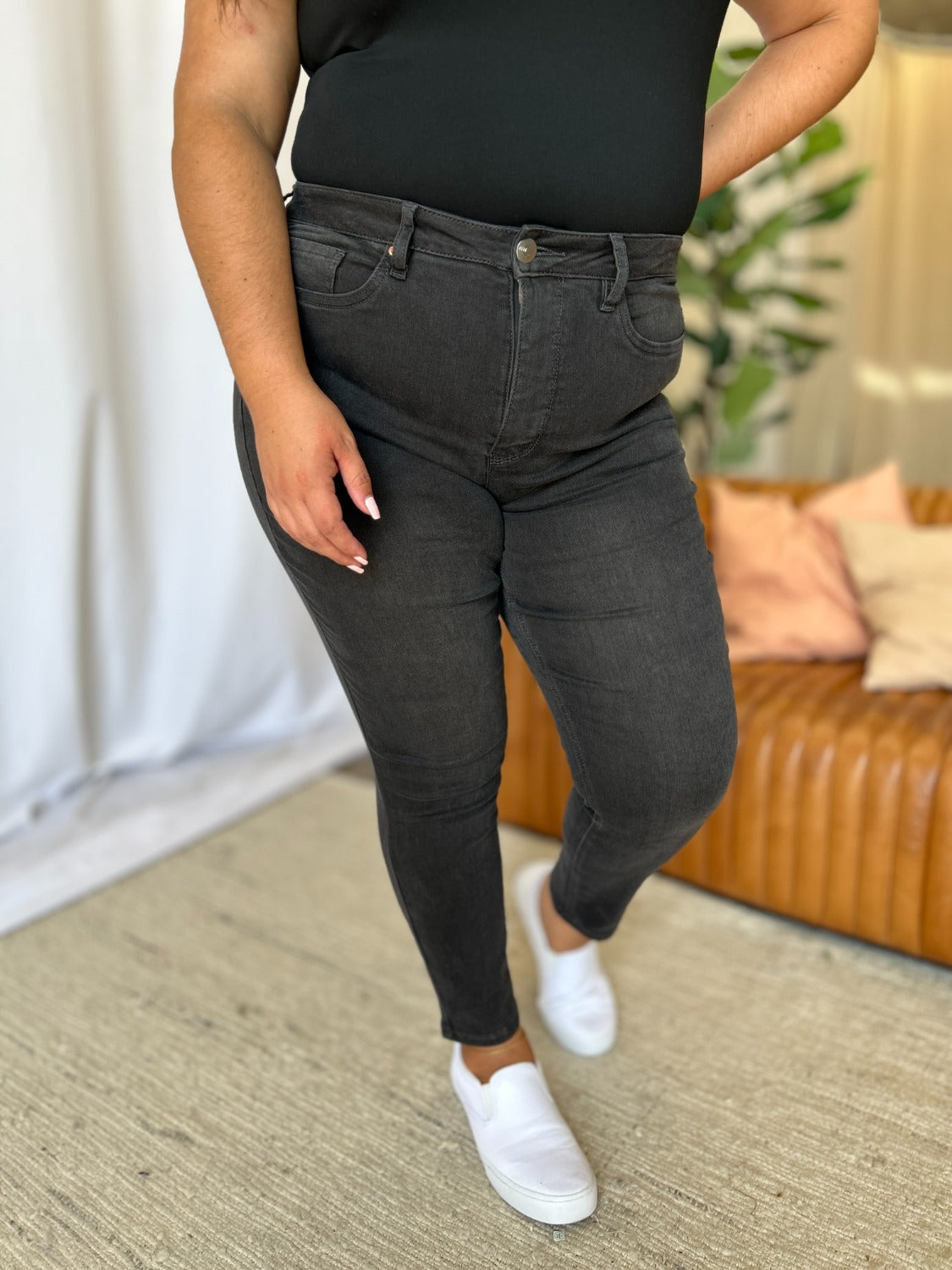 High Rise Tummy Control Skinny Jeans RFM   