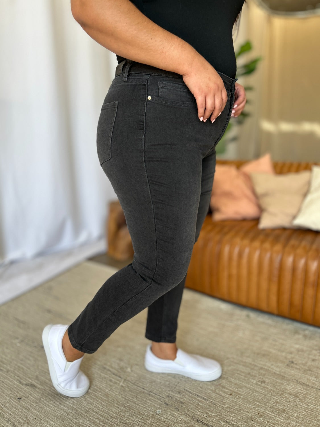 High Rise Tummy Control Skinny Jeans RFM   