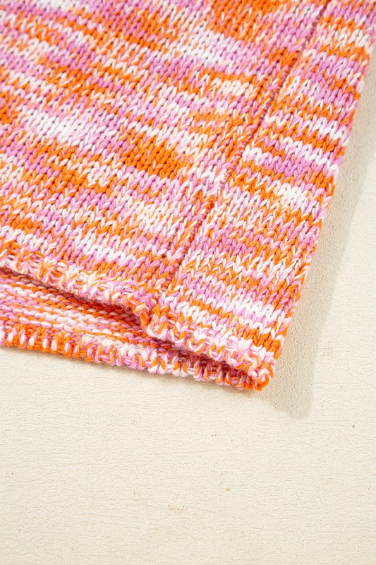 Sofia Shoulder Tunic Oversized Sweater Threaded Pear