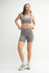 Venice Cloud Light Sculpt Biker Shorts Mono B
