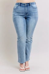 Plus Size High Waist Dad Jeans Judy Blue Medium 14W