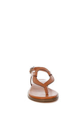 Torad Thong Toe Cut-Out Flats Rag Company