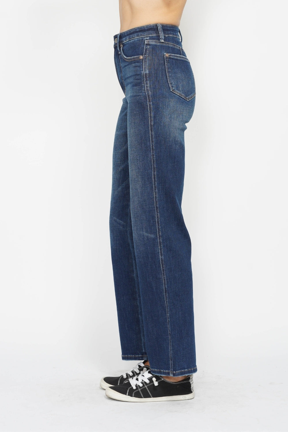 High Waist Tummy Control Jeans Trendsi   