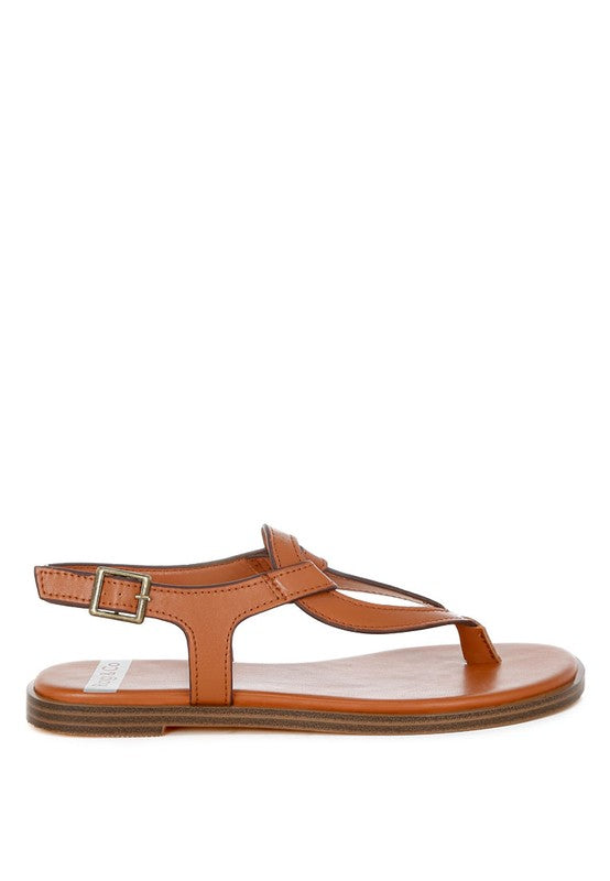 Torad Thong Toe Cut-Out Flats Rag Company
