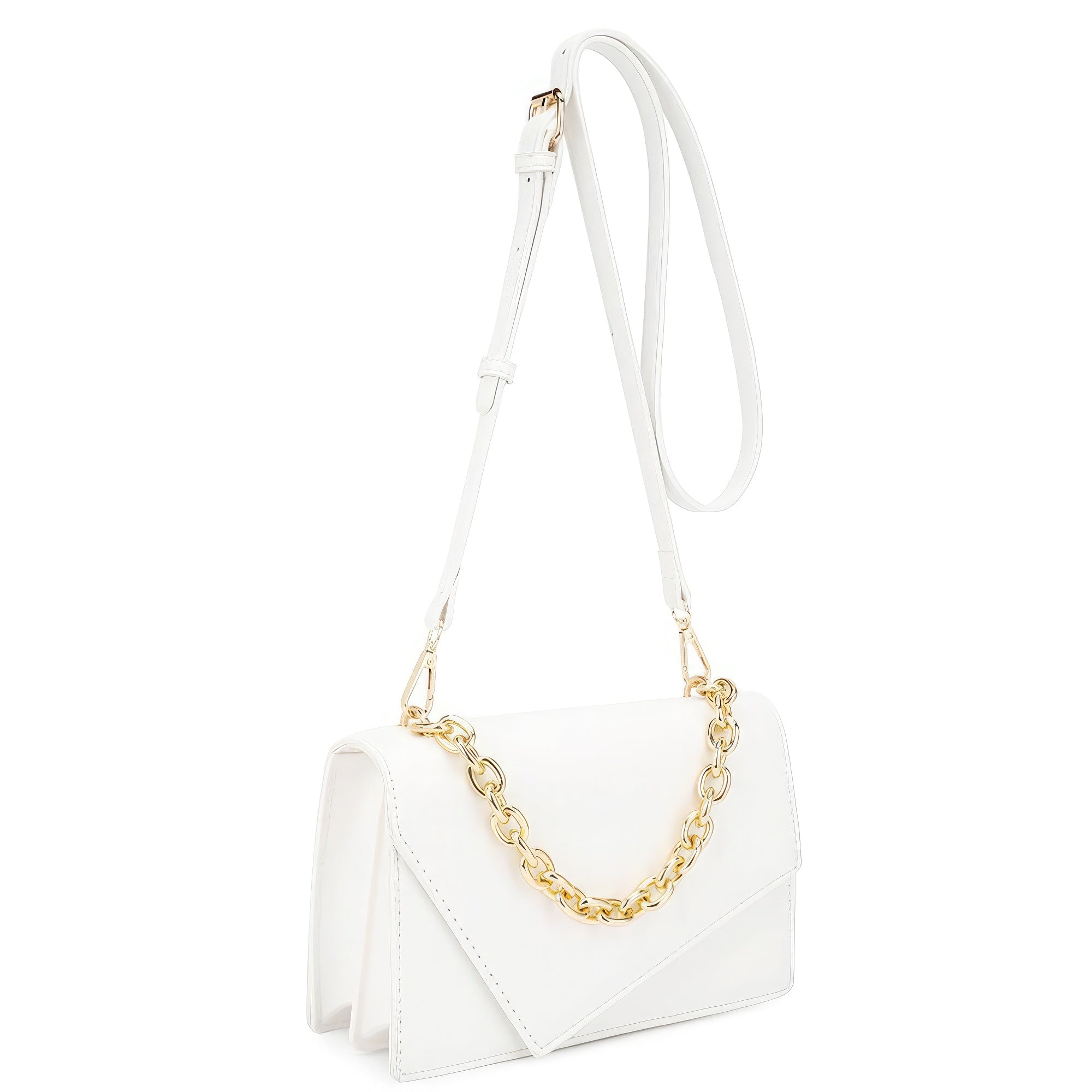 Smooth Plain Chain Link Crossbody Bag SALE   