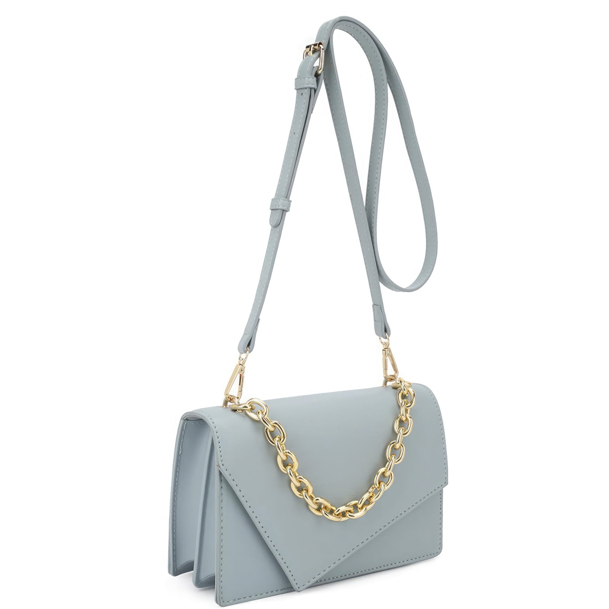 Smooth Plain Chain Link Crossbody Bag SALE   