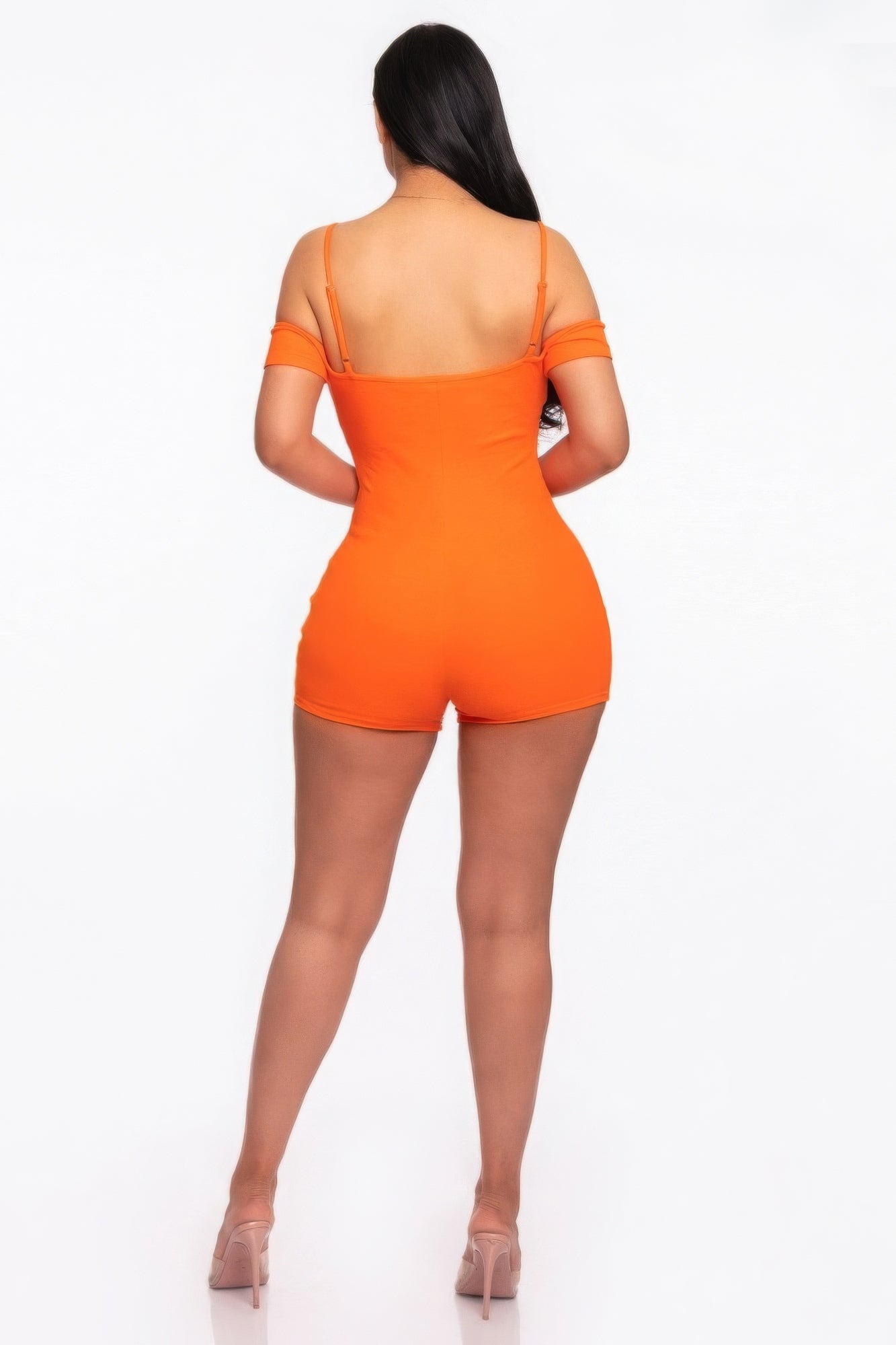 Off-Shoulder Knitted Cutout Infinity Romper Simmer & Fay   