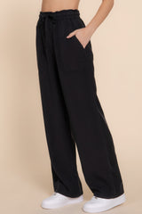 Tie Elastic Waist Tencel Long Pants Simmer & Fay   