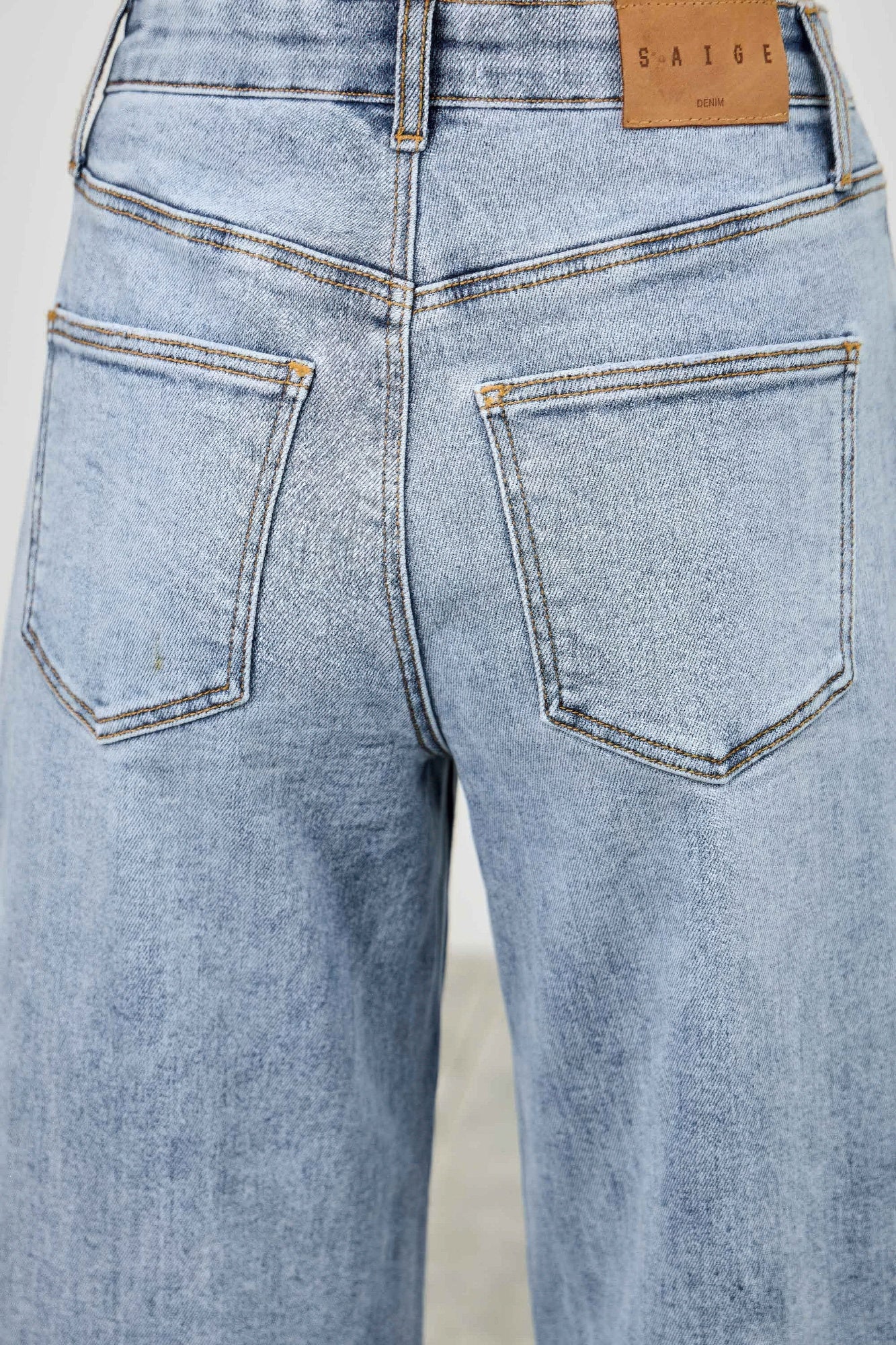 High Rise Low Curve Barrel Jeans Saige Jeans