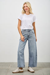 High Rise Low Curve Barrel Jeans Saige Jeans