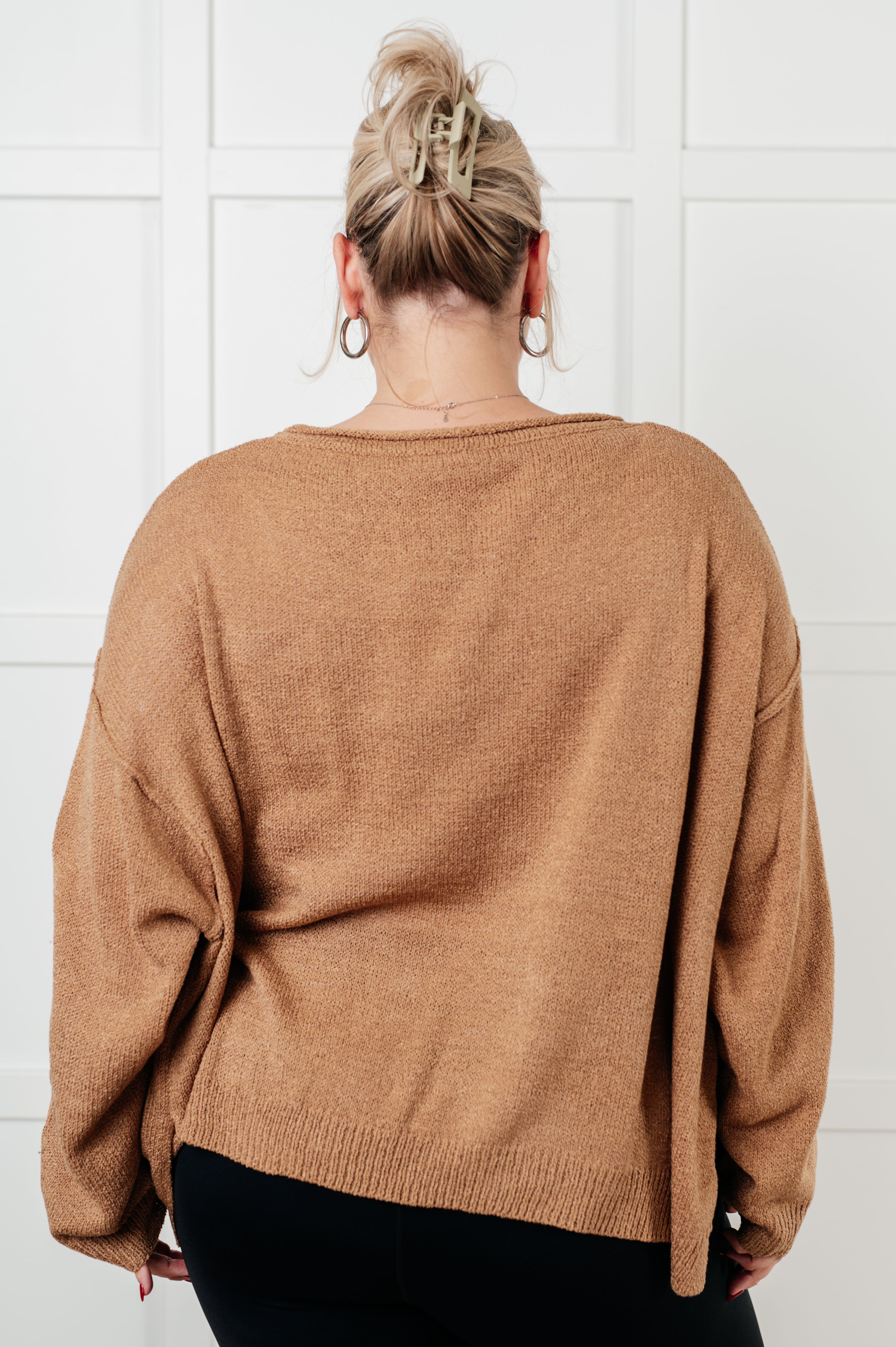 Dropped Shoulder Boatneck Sweater GeeGee