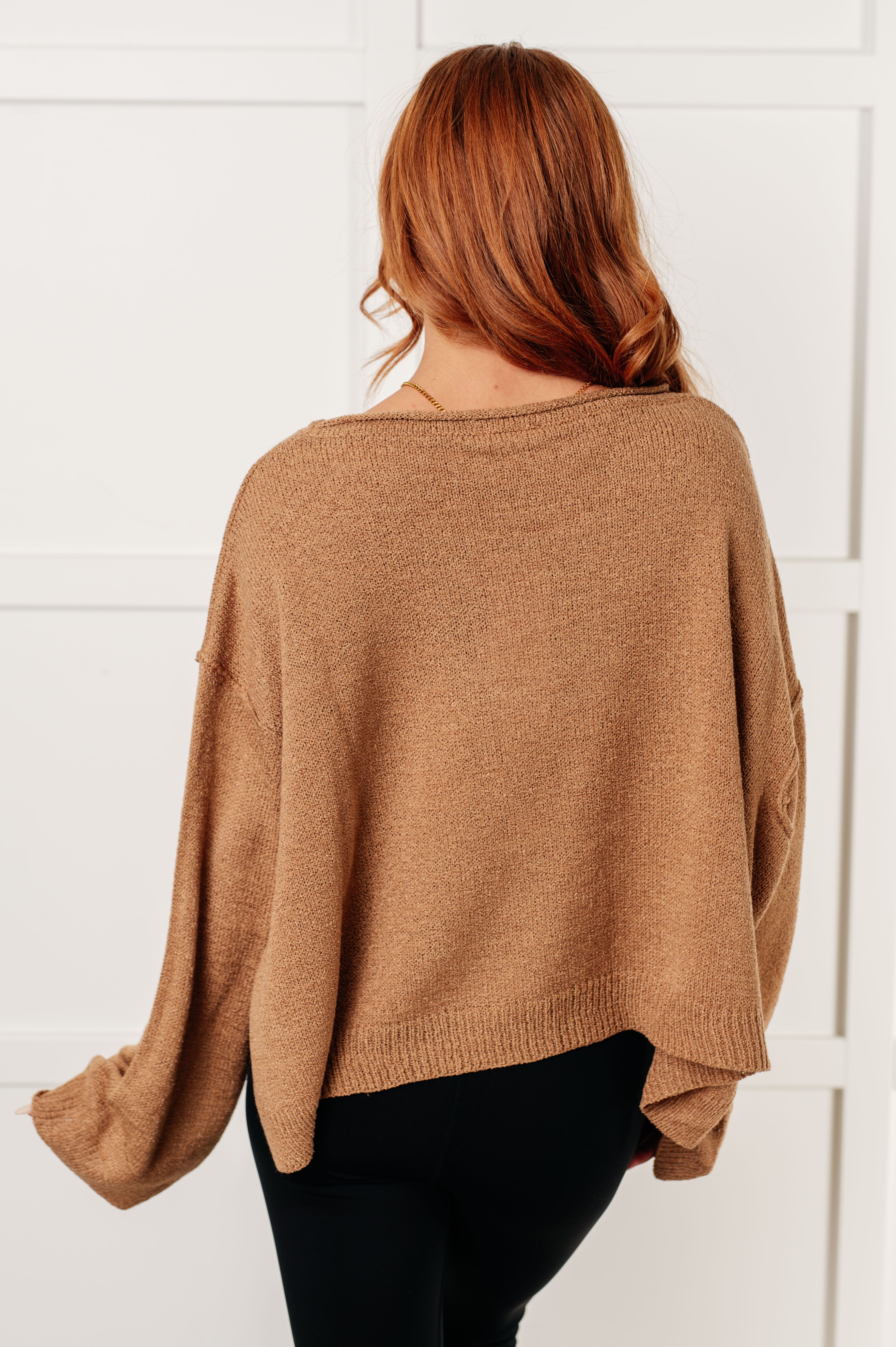 Dropped Shoulder Boatneck Sweater GeeGee