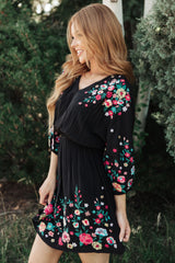 Happy To See You Floral Embroidered Dress SALE
