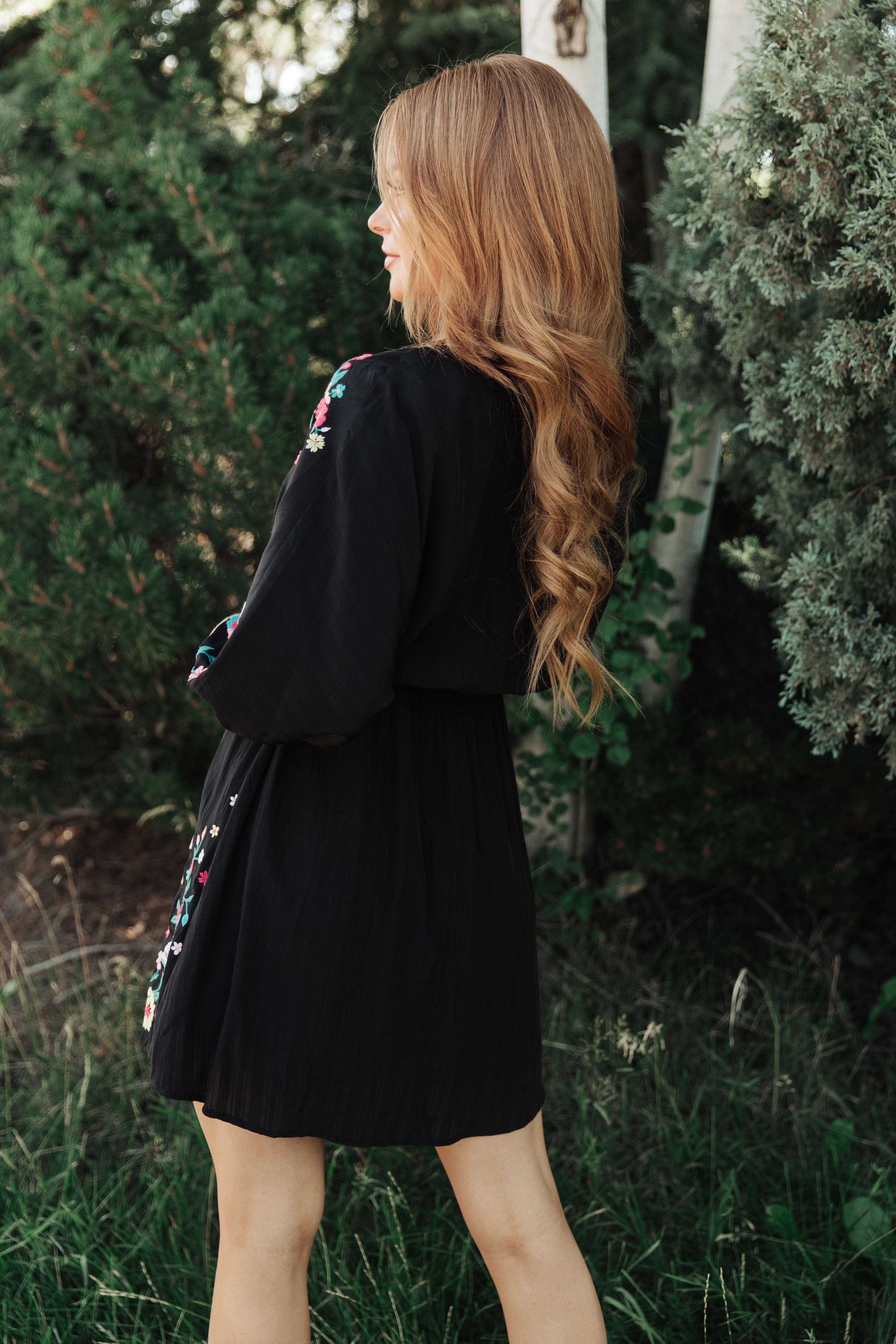 Happy To See You Floral Embroidered Dress SALE