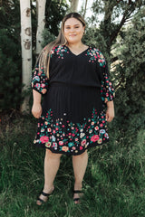 Happy To See You Floral Embroidered Dress SALE