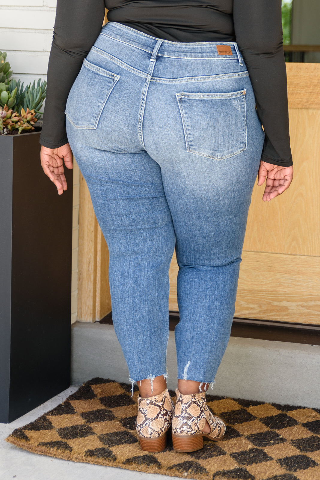 Judy Blue Destroyed Hi Waist Relaxed Fit SALE
