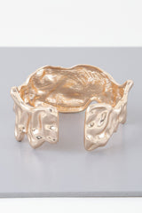 Abstract Ripple Open Cuff Bracelet Simmer & Fay