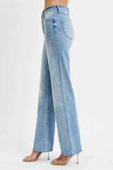 Tummy Control Rise Straight Jeans Risen