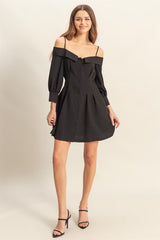 Button Down Spaghetti Strap Mini Dress with Pockets HYFVE