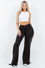 Texas Sun Bell Bottom Tassel Jean GJG Denim   