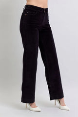 High Waist Corduroy Trouser Wide Plus Size Judy Blue