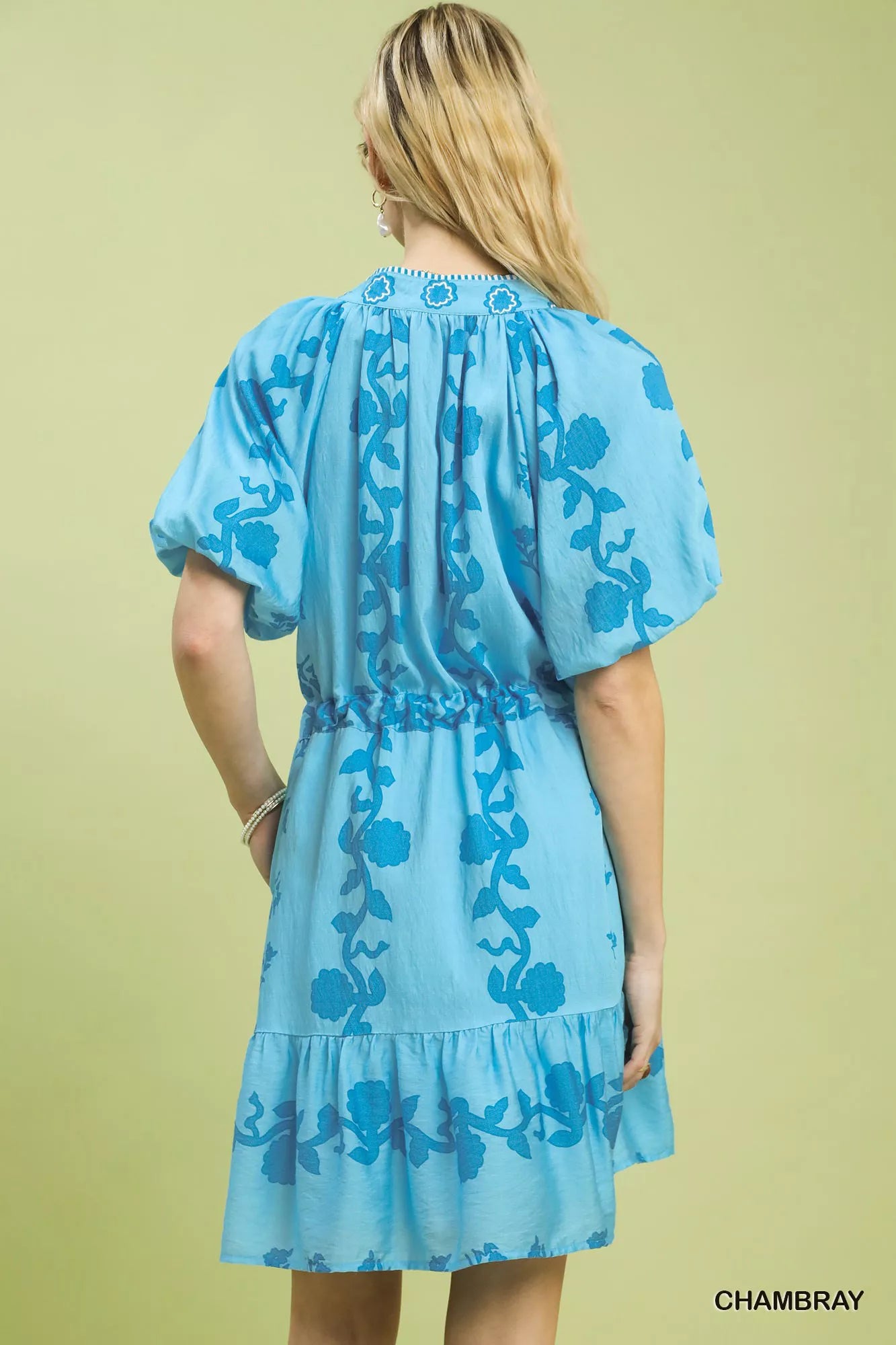 Floral Tie-Waist Boho Mini Dress Umgee