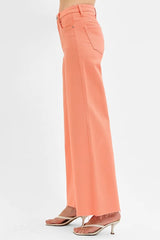Tummy Control High Rise Wide Leg Palazzo Jeans With Plus Size Risen