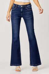 Low Rise Flare Jeans Risen   