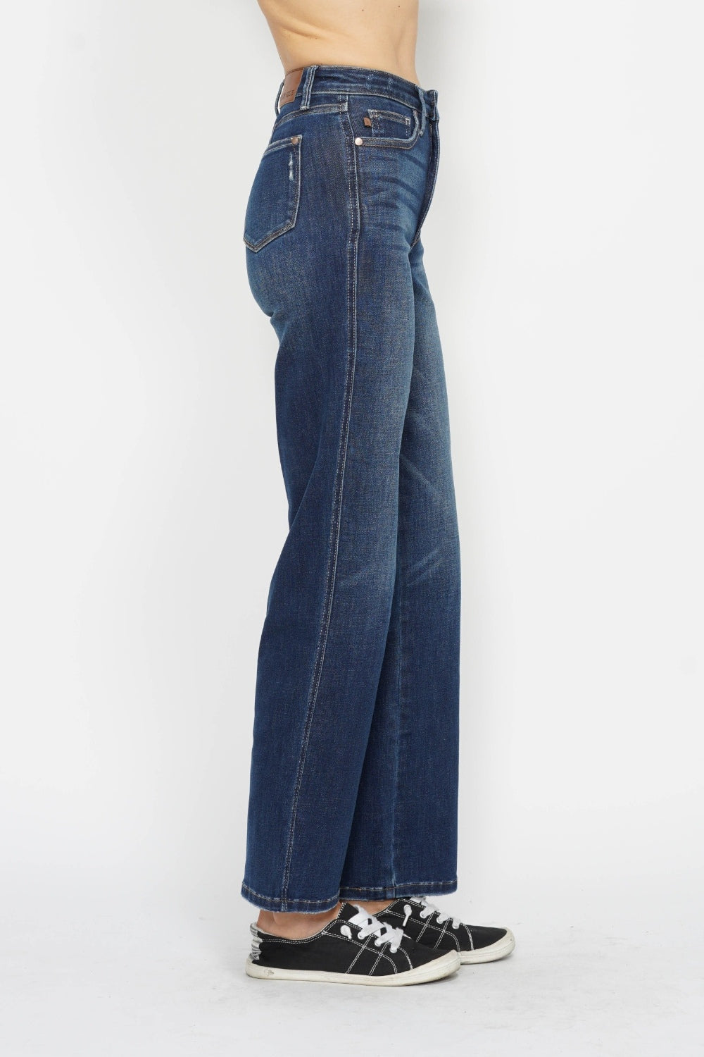 High Waist Tummy Control Jeans Trendsi   