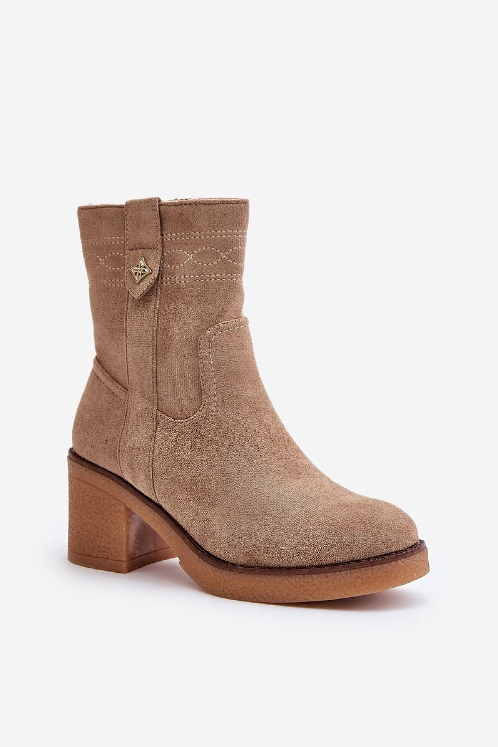 Block Heel Zip Ankle Boots Step in style   