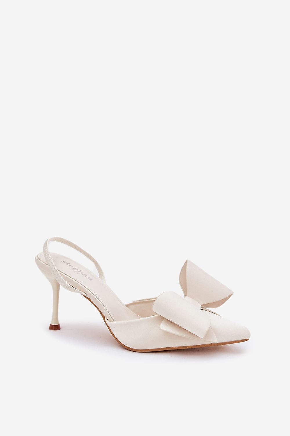 Slingback Bow Heel Pumps Step in style