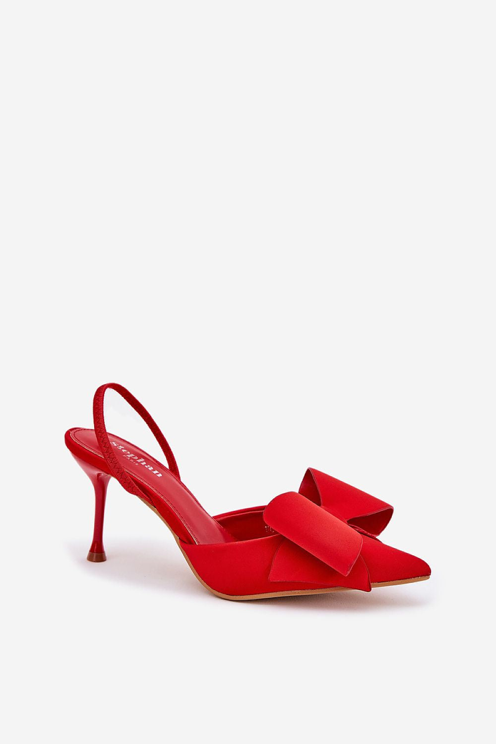 Slingback Bow Heel Pumps Step in style