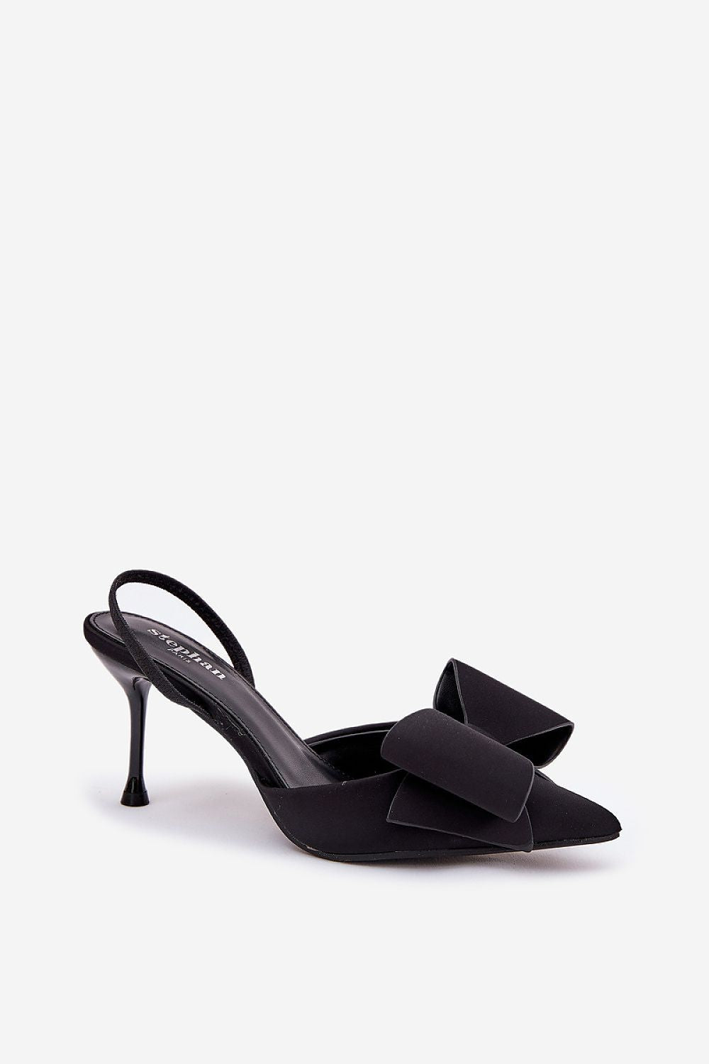 Slingback Bow Heel Pumps Step in style