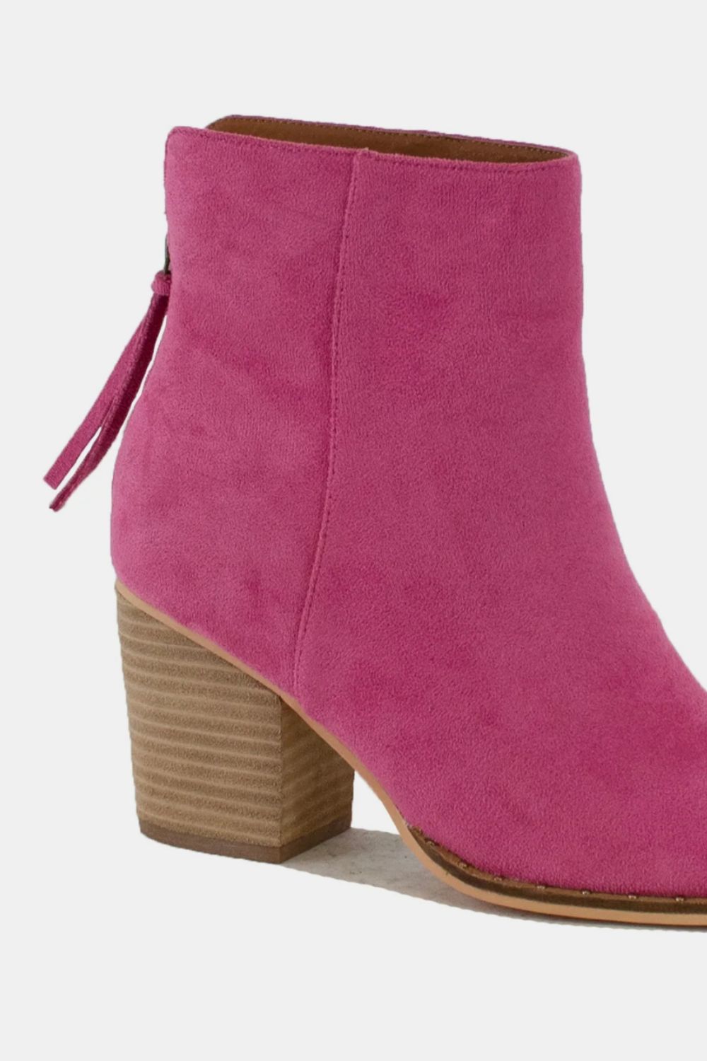 Suede Point Toe Ankle Booties Beast Fashion