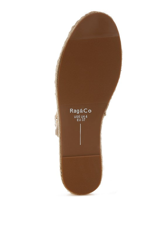 Ostac Genuine Leather Mary Jane Espradrilles Rag Company