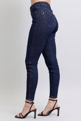 Heart Shaped Back Pockets Skinny Jeans Judy Blue   