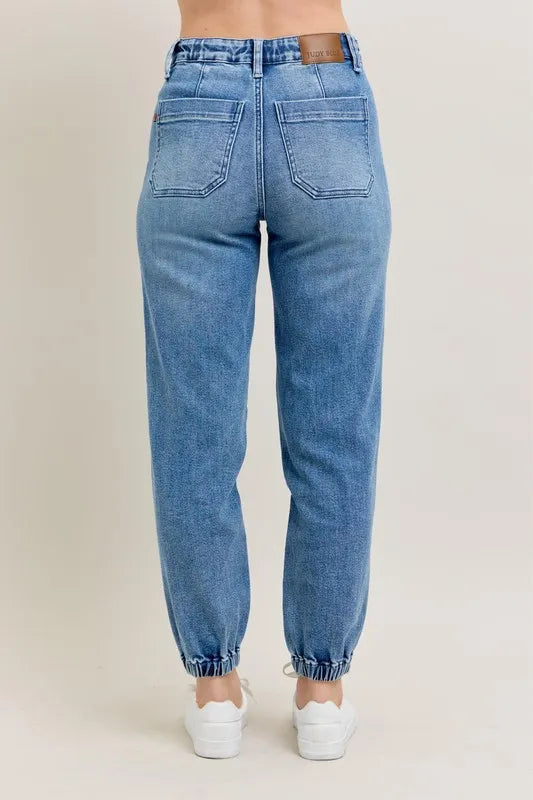 High Waist Denim Jogger Judy Blue