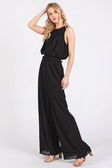 Textured Stretchy Crop Tank and Pants Set Mittoshop